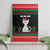 Christmas Cat Canvas Wall Art with Grumpy Cat in Santa Hat Holiday Lights - Wonder Print Shop