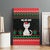 Christmas Cat Canvas Wall Art with Grumpy Cat in Santa Hat Holiday Lights - Wonder Print Shop