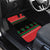 Christmas Cat Car Mats with Grumpy Cat in Santa Hat Holiday Lights - Wonder Print Shop