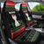 Christmas Cat Car Seat Cover with Grumpy Cat in Santa Hat Holiday Lights - Wonder Print Shop