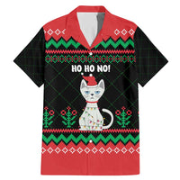Christmas Cat Family Matching Mermaid Dress and Hawaiian Shirt with Grumpy Cat in Santa Hat Holiday Lights - Wonder Print Shop