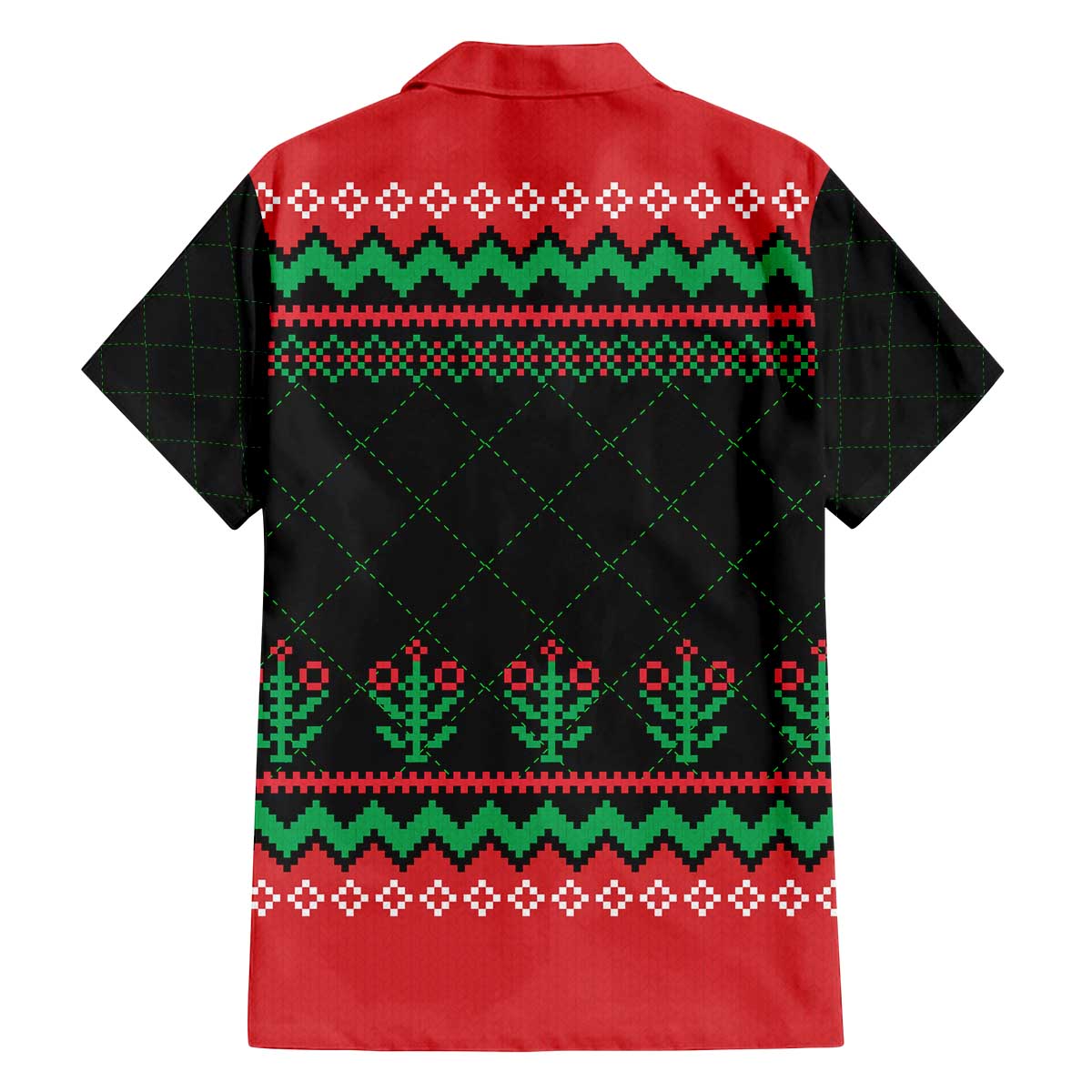 Christmas Cat Family Matching Off The Shoulder Long Sleeve Dress and Hawaiian Shirt with Grumpy Cat in Santa Hat Holiday Lights - Wonder Print Shop