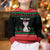 Christmas Cat Kid Ugly Christmas Sweater with Grumpy Cat in Santa Hat Holiday Lights - Wonder Print Shop