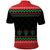 Christmas Cat Polo Shirt with Grumpy Cat in Santa Hat Holiday Lights - Wonder Print Shop
