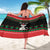 Christmas Cat Sarong with Grumpy Cat in Santa Hat Holiday Lights - Wonder Print Shop