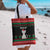 Christmas Cat Tote Bag with Grumpy Cat in Santa Hat Holiday Lights - Wonder Print Shop