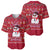 Christmas Chillin With My Snowmies Baseball Jersey Cool Snowman Red Snowflake Light String - Wonder Print Shop