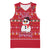 Christmas Chillin With My Snowmies Basketball Jersey Cool Snowman Red Snowflake Light String - Wonder Print Shop