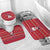 Christmas Chillin With My Snowmies Bathroom Set Cool Snowman Red Snowflake Light String - Wonder Print Shop