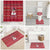 Christmas Chillin With My Snowmies Bathroom Set Cool Snowman Red Snowflake Light String - Wonder Print Shop