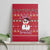 Christmas Chillin With My Snowmies Canvas Wall Art Cool Snowman Red Snowflake Light String - Wonder Print Shop