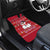 Christmas Chillin With My Snowmies Car Mats Cool Snowman Red Snowflake Light String - Wonder Print Shop