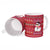 Christmas Chillin With My Snowmies Ceramic Mug Cool Snowman Red Snowflake Light String - Wonder Print Shop