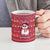Christmas Chillin With My Snowmies Ceramic Mug Cool Snowman Red Snowflake Light String - Wonder Print Shop