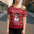 Christmas Chillin With My Snowmies Cross Shoulder Shirt Cool Snowman Red Snowflake Light String - Wonder Print Shop