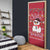 Christmas Chillin With My Snowmies Door Cover Cool Snowman Red Snowflake Light String - Wonder Print Shop