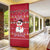Christmas Chillin With My Snowmies Door Cover Cool Snowman Red Snowflake Light String - Wonder Print Shop