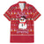 Christmas Chillin With My Snowmies Family Matching Mermaid Dress and Hawaiian Shirt Cool Snowman Red Snowflake Light String - Wonder Print Shop