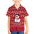 Christmas Chillin With My Snowmies Family Matching Off The Shoulder Long Sleeve Dress and Hawaiian Shirt Cool Snowman Red Snowflake Light String - Wonder Print Shop