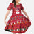 Christmas Chillin With My Snowmies Family Matching Off Shoulder Maxi Dress and Hawaiian Shirt Cool Snowman Red Snowflake Light String - Wonder Print Shop
