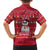 Christmas Chillin With My Snowmies Family Matching Off Shoulder Short Dress and Hawaiian Shirt Cool Snowman Red Snowflake Light String - Wonder Print Shop