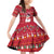 Christmas Chillin With My Snowmies Family Matching Off Shoulder Short Dress and Hawaiian Shirt Cool Snowman Red Snowflake Light String - Wonder Print Shop