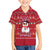 Christmas Chillin With My Snowmies Family Matching Short Sleeve Bodycon Dress and Hawaiian Shirt Cool Snowman Red Snowflake Light String - Wonder Print Shop