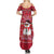 Christmas Chillin With My Snowmies Family Matching Summer Maxi Dress and Hawaiian Shirt Cool Snowman Red Snowflake Light String - Wonder Print Shop