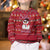 Christmas Chillin With My Snowmies Kid Ugly Christmas Sweater Cool Snowman Red Snowflake Light String - Wonder Print Shop
