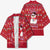 Christmas Chillin With My Snowmies Kimono Cool Snowman Red Snowflake Light String - Wonder Print Shop