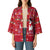 Christmas Chillin With My Snowmies Kimono Cool Snowman Red Snowflake Light String - Wonder Print Shop
