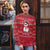 Christmas Chillin With My Snowmies Ugly Christmas Sweater Cool Snowman Red Snowflake Light String - Wonder Print Shop