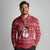 Christmas Chillin With My Snowmies Long Sleeve Polo Shirt Cool Snowman Red Snowflake Light String - Wonder Print Shop