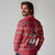 Christmas Chillin With My Snowmies Long Sleeve Polo Shirt Cool Snowman Red Snowflake Light String - Wonder Print Shop