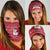 Christmas Chillin With My Snowmies Neck Gaiter Cool Snowman Red Snowflake Light String - Wonder Print Shop