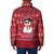 Christmas Chillin With My Snowmies Padded Jacket Cool Snowman Red Snowflake Light String - Wonder Print Shop