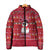 Christmas Chillin With My Snowmies Padded Jacket Cool Snowman Red Snowflake Light String - Wonder Print Shop