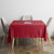Christmas Chillin With My Snowmies Tablecloth Cool Snowman Red Snowflake Light String - Wonder Print Shop