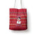Christmas Chillin With My Snowmies Tote Bag Cool Snowman Red Snowflake Light String - Wonder Print Shop