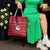 Christmas Chillin With My Snowmies Tote Bag Cool Snowman Red Snowflake Light String - Wonder Print Shop
