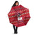 Christmas Chillin With My Snowmies Umbrella Cool Snowman Red Snowflake Light String - Wonder Print Shop