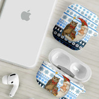 Owl Love Santa Moon Christmas AirPods Case Xmas Holiday Patterns - Wonder Print Shop
