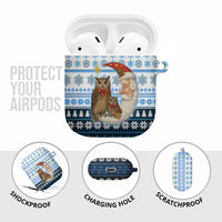 Owl Love Santa Moon Christmas AirPods Case Xmas Holiday Patterns - Wonder Print Shop