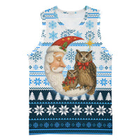 Owl Love Santa Moon Christmas Basketball Jersey Xmas Holiday Patterns - Wonder Print Shop