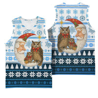 Owl Love Santa Moon Christmas Basketball Jersey Xmas Holiday Patterns - Wonder Print Shop