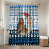 Owl Love Santa Moon Christmas Bathroom Set Xmas Holiday Patterns - Wonder Print Shop