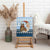 Owl Love Santa Moon Christmas Canvas Wall Art Xmas Holiday Patterns - Wonder Print Shop
