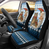 Owl Love Santa Moon Christmas Car Seat Cover Xmas Holiday Patterns - Wonder Print Shop