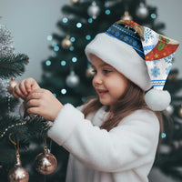 Owl Love Santa Moon Christmas Santa Hat Xmas Holiday Patterns - Wonder Print Shop