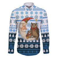 Owl Love Santa Moon Christmas Family Matching Mermaid Dress and Hawaiian Shirt Xmas Holiday Patterns - Wonder Print Shop